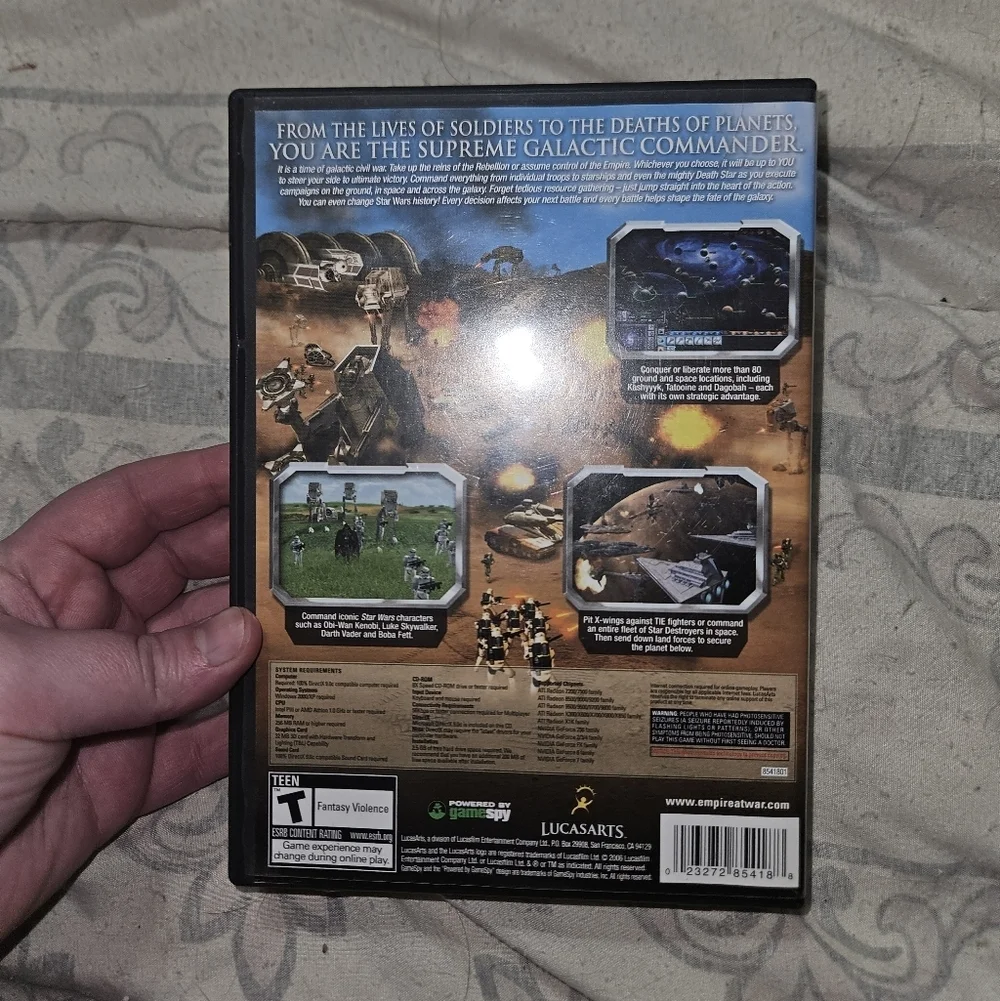 Star Wars - Empire at War PC CD-Rom Game 2006 2 Disc Bundle!